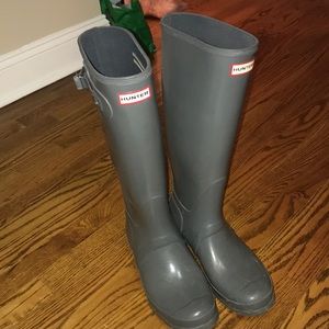 Hunter knee high rain boots